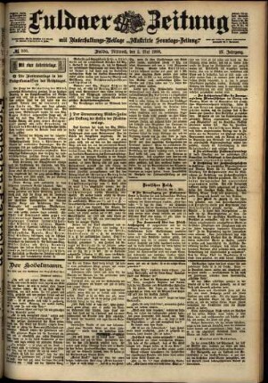 Ausgabe vom Mittwoch, den 02. Mai 1900.