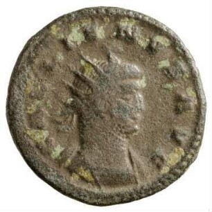 Münze, Antoninian, 266 - 268 n. Chr.