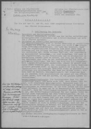 Stubersheim und Hofstett-Emerbuch: Pfarrbericht 1948