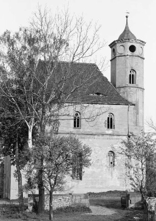 Dohna-Röhrsdorf-Gamig. Gut Gamig. Schlosskapelle (1656 geweiht). Seitenansicht