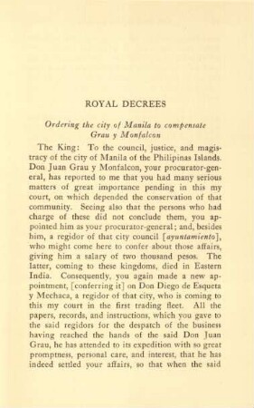 Royal decrees
