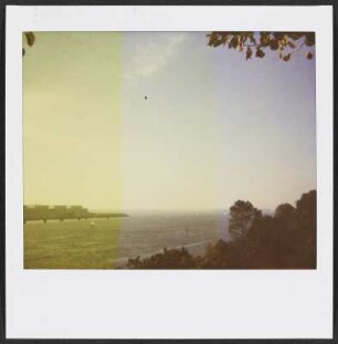 Blick auf die Elbe bei Hamburg