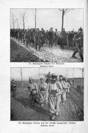 78. Gefangene Turkos auf der Straße Langemark-Staden.