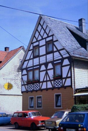 Schmiede mit Zunftausleger