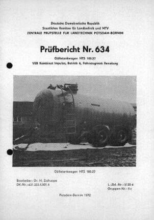 Gülletankwagen HTS 100.27