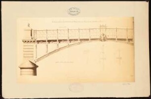 Schmiedeeiserne Dekoration der Marschall-Brücke, Berlin: Ansicht