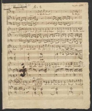 Abschied vom Leben; V, pf; h-Moll; [Fortsetzung auf f. 2v]