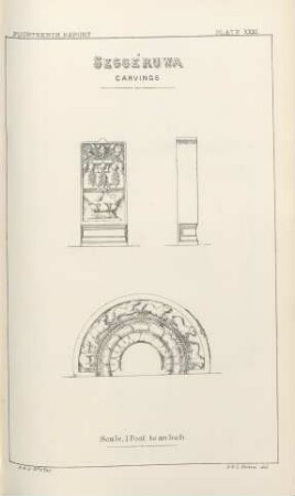 Plate XXXI. Sesséruwa carvings