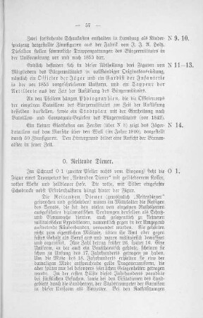 O. Reitende Diener.