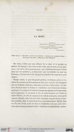 XXXI. La mort