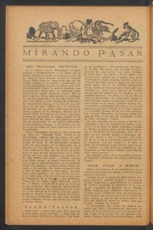 Mirando pasar