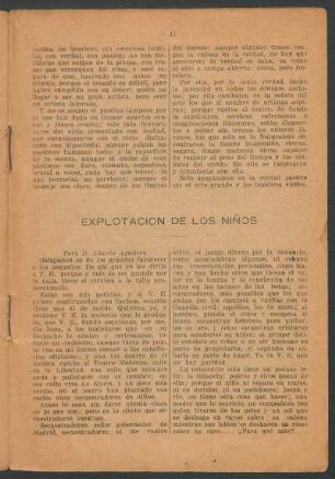 Explotación de los niños