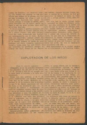 Explotación de los niños