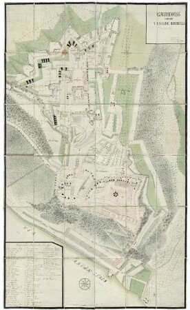 Grundriss von der Vestung Rheinfels