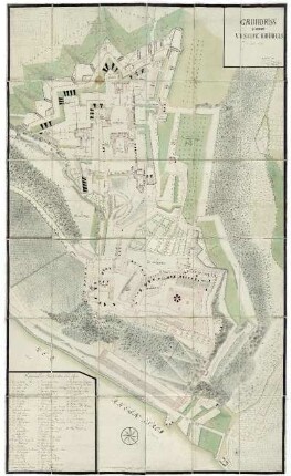 Grundriss von der Vestung Rheinfels