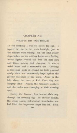 Chapter XVI. Through the Yang-tse-ling