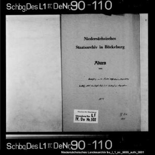 Befehl an die Ämter Sachsenhagen, Hagenburg, Bokeloh, Mesmerode und Rodenberg zum ausschließlichen Verkauf von Soldorfer Salz