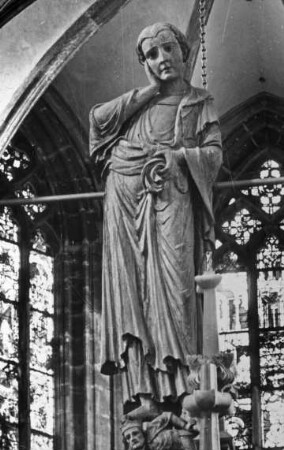 Halberstadt, Dom St. Stephanus und St. Sixtus, Chor, Triumphkreuzgruppe, Johannes