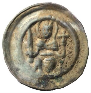 Fundmünze, Brakteat, 1254 - 1295
