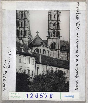 Bamberg: Dom, Westansicht