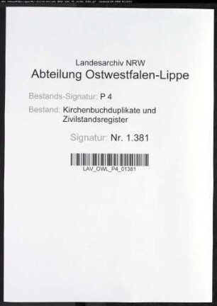 Kirchenbuchduplikate der evangelisch-reformierten Gemeinde (GHT 1866-1868). (Gemeinde: Deilinghofen, evangelische Gemeinde)
