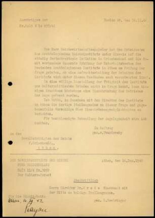 E. Boehringer an W. Wrede