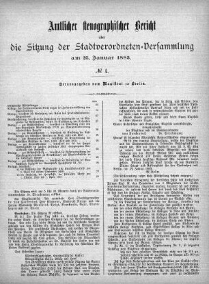 Nr. 4, 25. Januar 1883