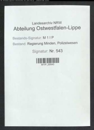 Überwachung von Anarchisten und Kommunisten, Besonderes, Band 7