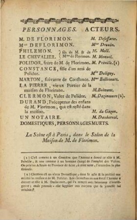 L' Égoïsme : comédie en cinq actes et en vers