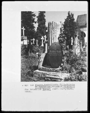 Grabstein für Friedrich Hensel
