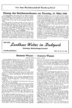 Besseres Wasser - teureres Wasser