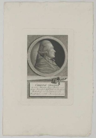 Bildnis des Christof Greiner