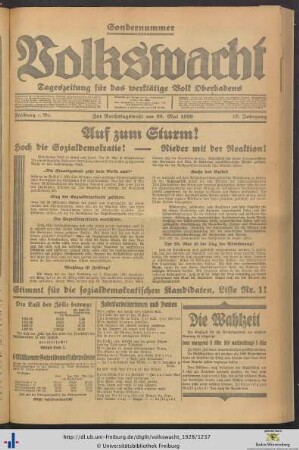 20.05.1928 (Sondernummer)