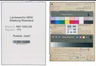 Entnazifizierung Josef Ruetzel , geb. 28.04.1885 (Polier)