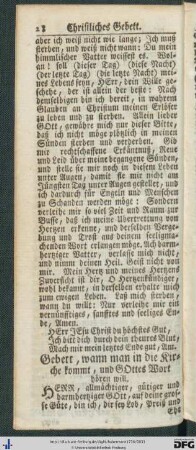 Kirchengebete.