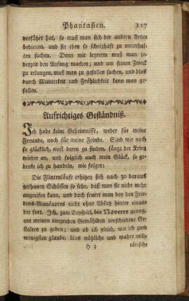 Aufrichtiges Geständniß. - Von den Offiziers-Equipagen.