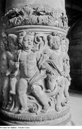 Dresden, Residenzschloss, Relief am Georgentor