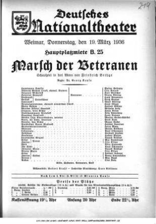 Marsch der Veteranen