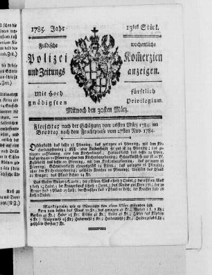 13tes Stück., Ausgabe vom 30. März 1785