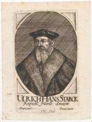 Ulrich Hans Starck, Ratsherr; geb. 1546; gest. 1587