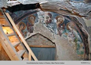 Die Ausmalung der Sankt Nikolauskirche : Die Ausmalung des Narthex : Deesis mit den Erzengeln Michael und Gabriel