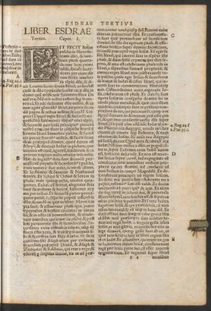 Liber Esdrae Tertius.