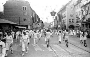 Freiburg: Festzug der Turner; Turnverein