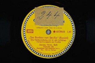 "Der Barbier von Sevilla" : Die Verleumdung sie ist ein Lüftchen ; Verleumdungsarie des Basilio / [Komponist: Gioachino] Rossini