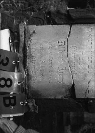 Grabstein 38 [Hahn S. 63 ]: Grabstein 38B [Hahn S. 63 ]