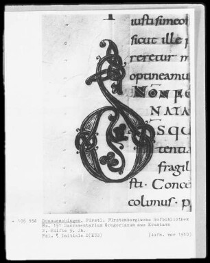 Hs.191 & Sacramentarium Gregorianum