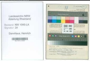 Entnazifizierung Heinrich Dannhaus , geb. 29.01.1912 (Angestellter)