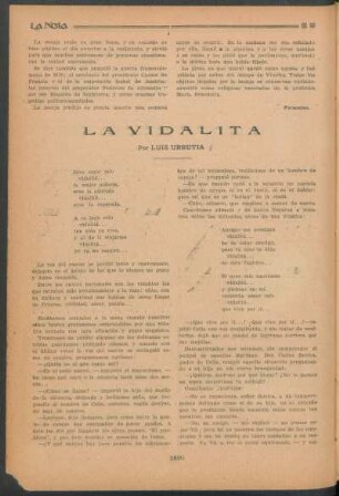 La vidalita