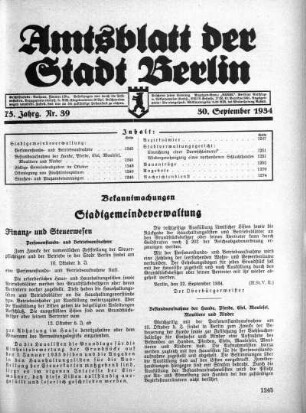 1934,39: Nr. 39, 30. September 1934
