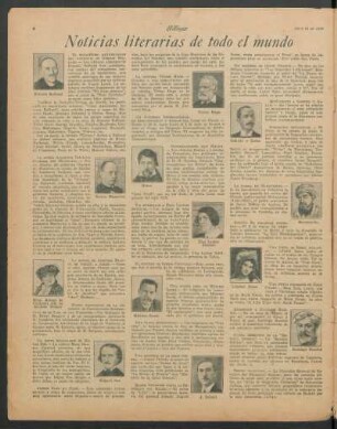 Noticias literarias de todo el mundo
